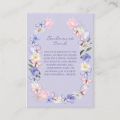 Paarse vlinder informatiekaartje (Voorkant)