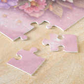 Paarse Vlinder Inspirerende Tekst Legpuzzel (Zijkant)