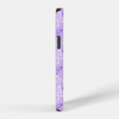 Paarse Vlinder iPhone Hoesje (Rechterkant)