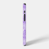 Paarse Vlinder iPhone Hoesje (Linkerkant)