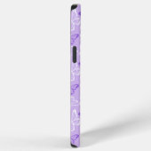 Paarse Vlinder iPhone Hoesje (Rechterkant)