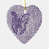 Paarse vlinder keramisch ornament (Rechts)