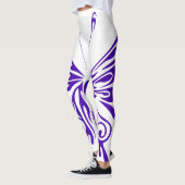 Paarse vlinder leggings (Links)