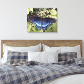 Paarse vlinder met rode vlekken, Ohio Canvas Afdruk (Insitu (Slaapkamer))