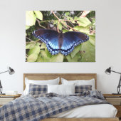 Paarse vlinder met rode vlekken, Ohio Canvas Afdruk (Insitu (Slaapkamer))