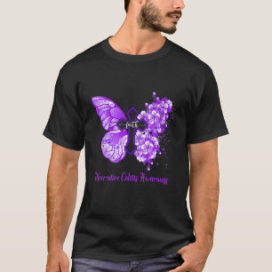 Paarse vlinder met ulceratieve colitis A T-shirt