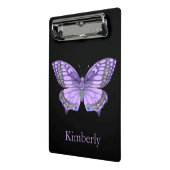 Paarse vlinder mini klembord (Angled2)