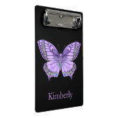 Paarse vlinder mini klembord (Schuin)