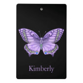 Paarse vlinder mini klembord (Achterkant)