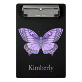 Paarse vlinder mini klembord (Voorkant)