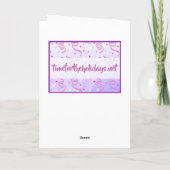  Paarse vlinder | Miss U Kaart (Achterkant)