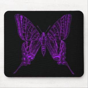 Paarse vlinder mousepad muismat