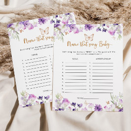 Paarse vlinder Naam die het lied Baby