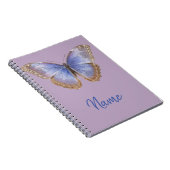 Paarse vlinder notitieboek (Rechterzijde)