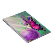 Paarse vlinder notitieboek (Rechterzijde)
