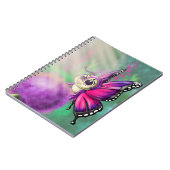 Paarse vlinder notitieboek (Linkerzijde)