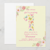 Paarse vlinder onze kleine vlinder kaart (Voorkant / Achterkant)