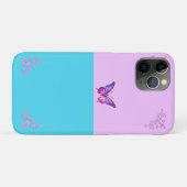  Paarse Vlinder Pastels iPhone 11 Pro Hoesje (Achterkant (horizontaal))