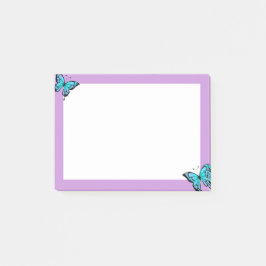 Paarse &vlinder plakbriefjes  post-it® notes