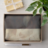 Paarse Vlinder Roos Struik Schilderij Decoupage Tissuepapier (Geschenk)