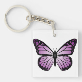 Paarse Vlinder Sleutelhanger