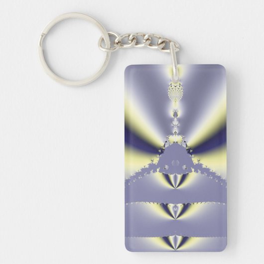 Paarse Vlinder Sleutelhanger (Voorkant)