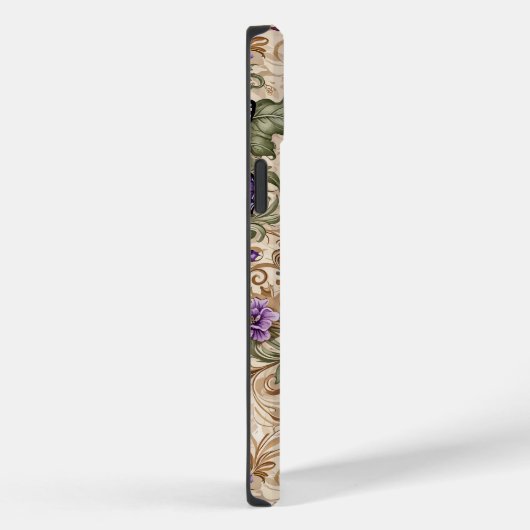 Paarse vlinder taupe en salie kruiden Case-Mate iPhone case (Achterkant / Rechts)