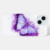 Paarse vlinder telefoonhoesje Case-Mate iPhone case (Achterkant (horizontaal))