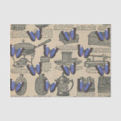  Paarse vlinder Tissuepapier (Voorkant)