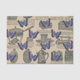 Paarse vlinder Tissuepapier