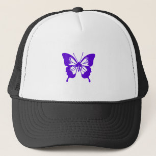 Paarse Vlinder Trucker Pet