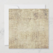 Paarse Vlinder Vintage bruiloft uitnodiging (Achterkant)