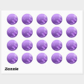 Paarse Vlinder Vrede Liefde Genade Destiny Ronde Sticker (Vel)