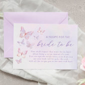 Paarse Vlinder Vrijgezellenfeest Recept Aanvraag Informatiekaartje