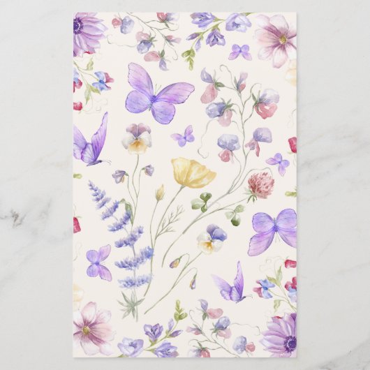 Paarse vlinder waar waren we Vrijgezellenfeest spe (Achterkant)