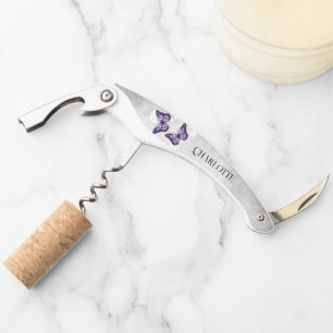 Paarse vlinderbloemigen Kurkentrekker