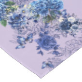 Paarse vlinderbloemwei tafelkleed (Gekanteld)