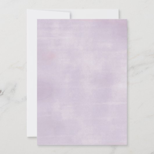 Paarse Vlinders Baby shower Uitnodiging (Achterkant)