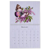 PAARSE VLINDERS EN BLOEMEN 2025 KALENDER (Mar 2027)