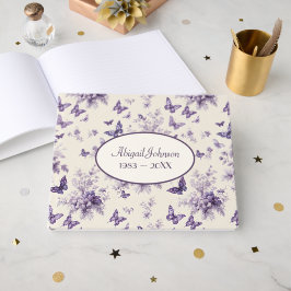Paarse Vlinders Frans Land Toile Fleurie Gastenboek