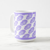 Paarse Vlinders Koffiemok (Voorkant links)