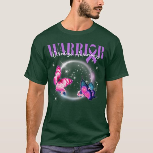 paarse Vlinders T-shirt (Voorkant)