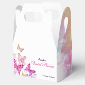 Paarse Vlinders Trouwfeest Favor Dozen Bedankdoosjes (Geopend)