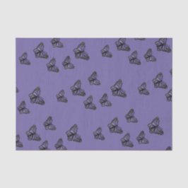 Paarse vlinders Vlindervlieg Natuur Lovers Tissuepapier