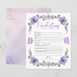 Paarse vlinders voorspelling voor Baby spel