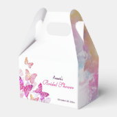 Paarse vlinders Vrijgezellenfeest gunst dozen Bedankdoosjes (Voorkant Zijde)