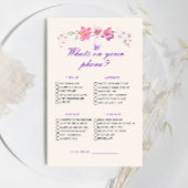 Paarse vlinders wat op je telefoon bruids spel