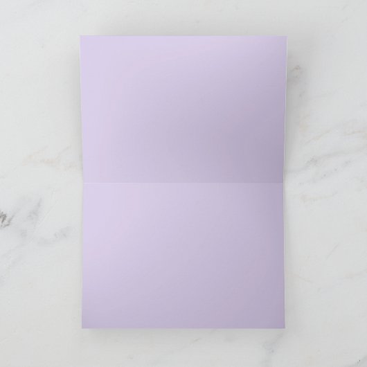 Paarse vlinders Wenskaart Kaart (Binnen)