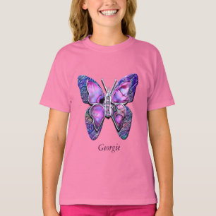 Paarse vlinderspargel Shirt