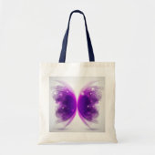 Paarse vlindertas tote bag (Voorkant)